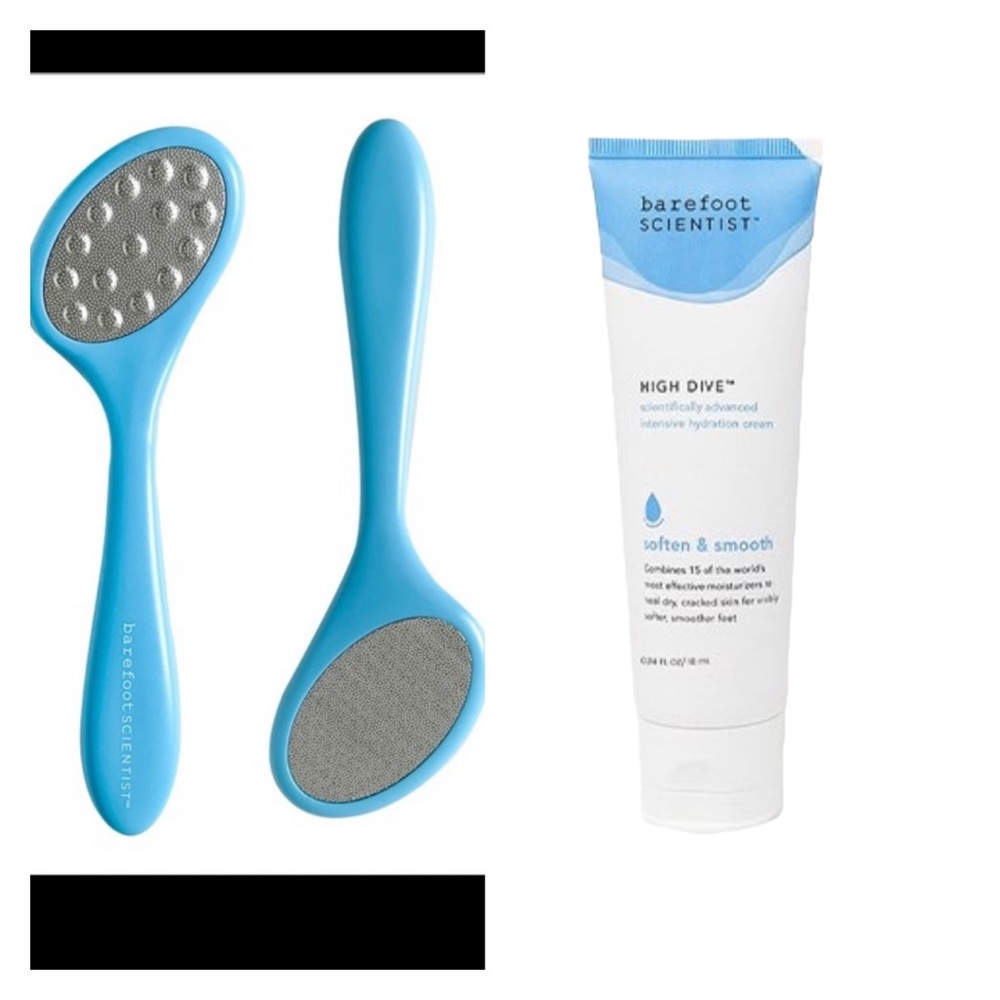 Barefoot Scientist Duo Pedicure File and High Dive Intensive Hydration Cream